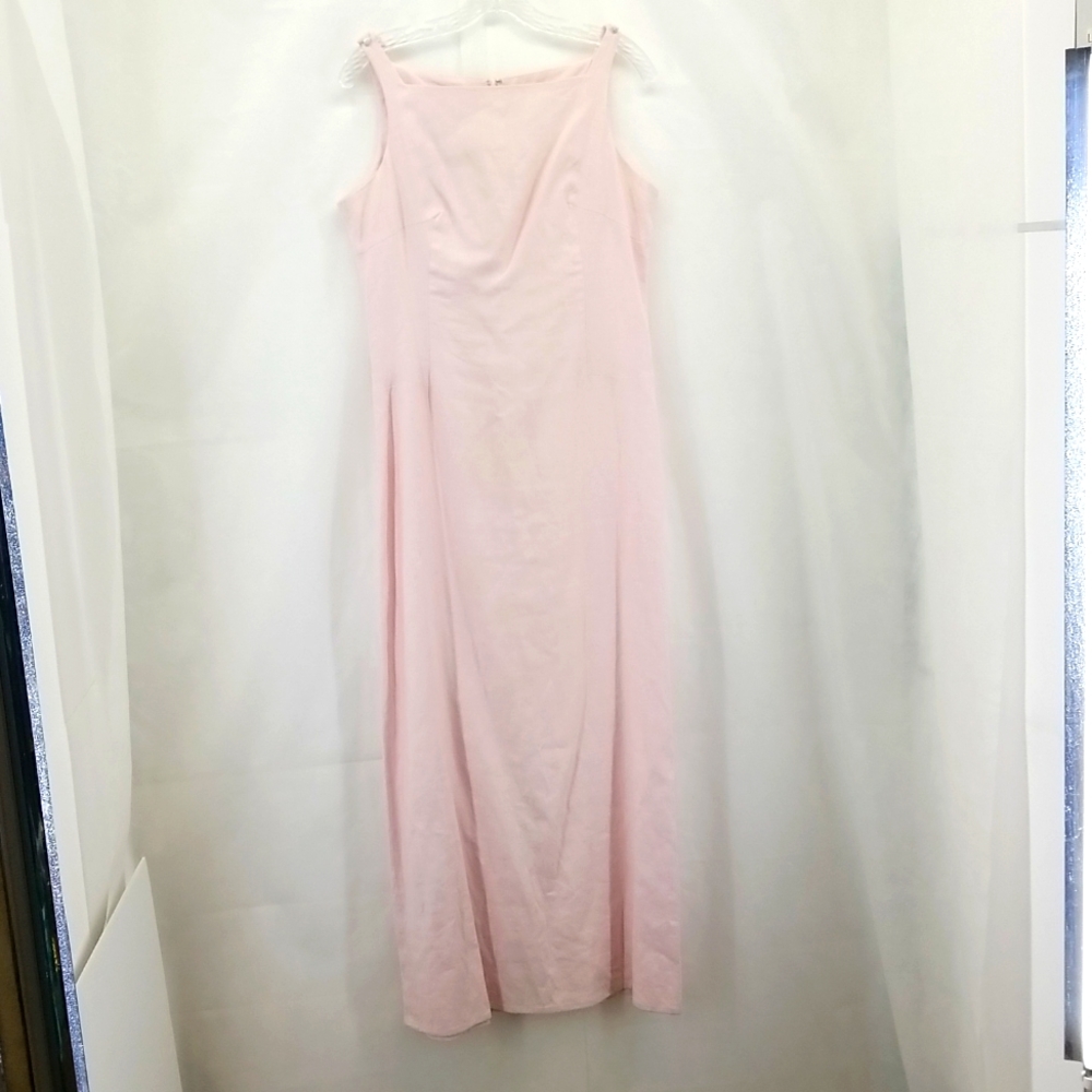 GAP FACTORY STORE Light Pink 100% Linen Maxi Dress - 2001 Treasure